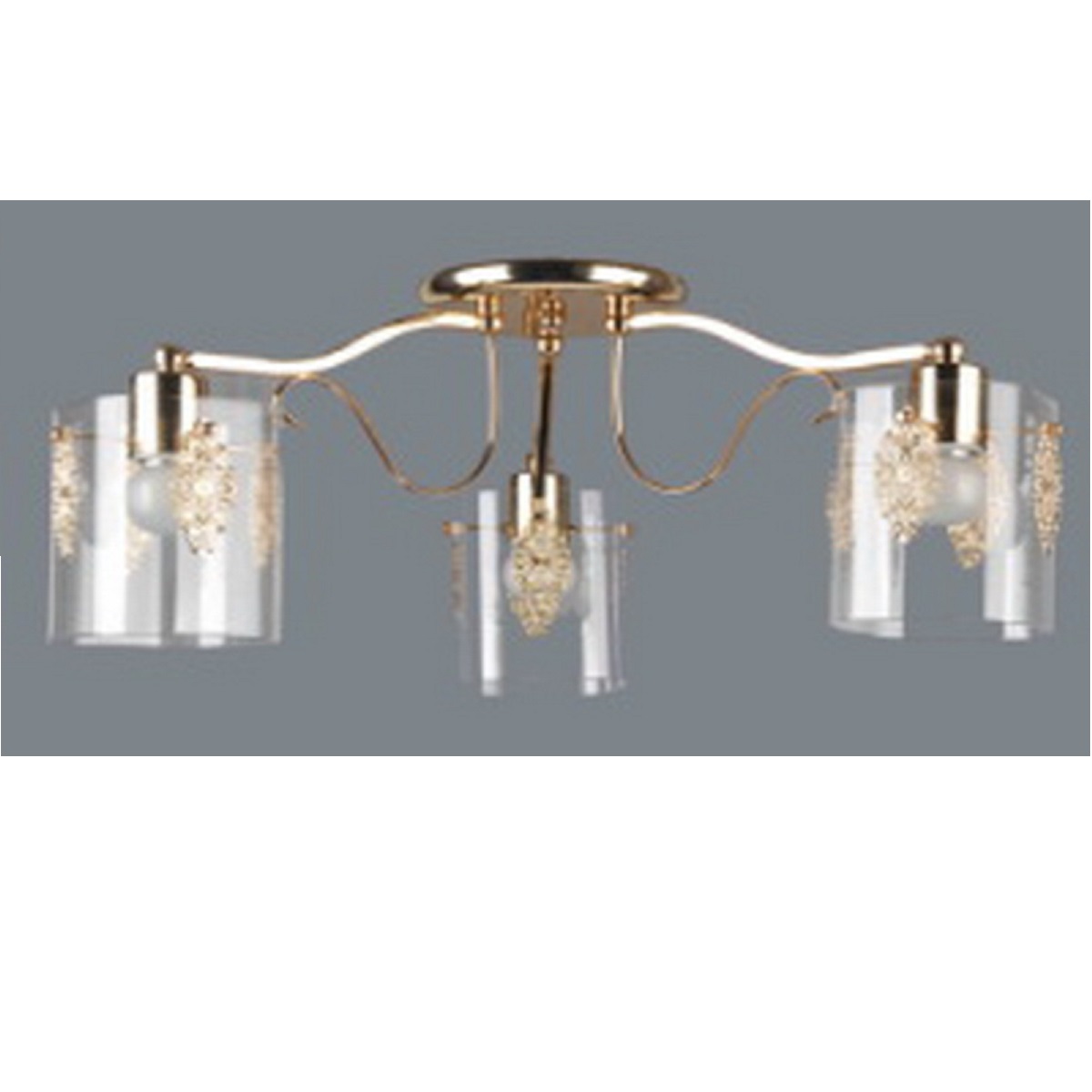 

Потолочная люстра Illumico IL3141-3CA-76 GD, Золотой, IL3141-3CA-76 GD