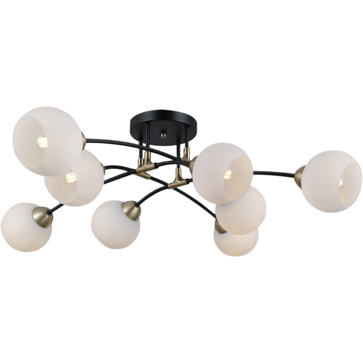 

Потолочная люстра Illumico IL0299-8CSQ-79 BK AB, Черный, IL0299-8CSQ-79 BK AB