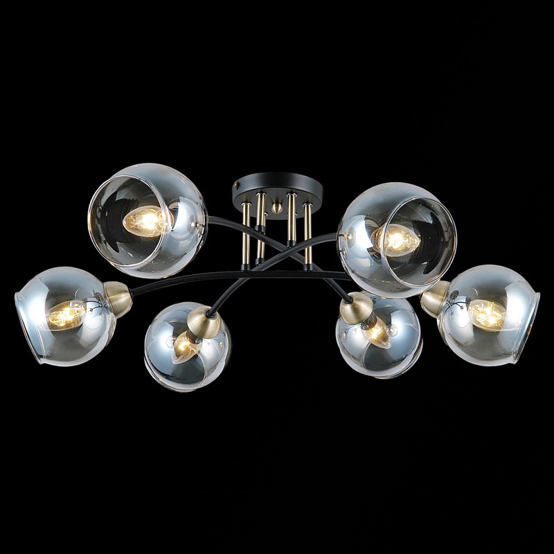 

Потолочная люстра Illumico IL9712-6CSQ-79 BK AB, Черный, IL9712-6CSQ-79 BK AB