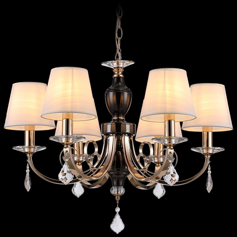 

Подвесная люстра Illumico IL5272-6P-27 BK GD, Золотой, IL5272-6P-27 BK GD