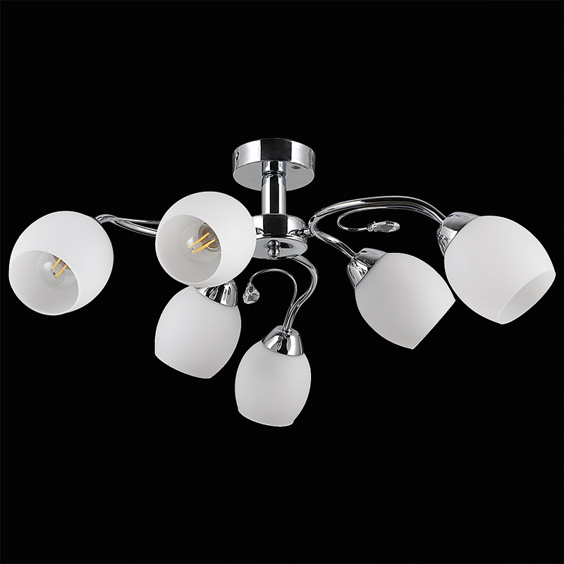 

Потолочная люстра Illumico IL9876-6CSQ-79 CR, Хром, IL9876-6CSQ-79 CR