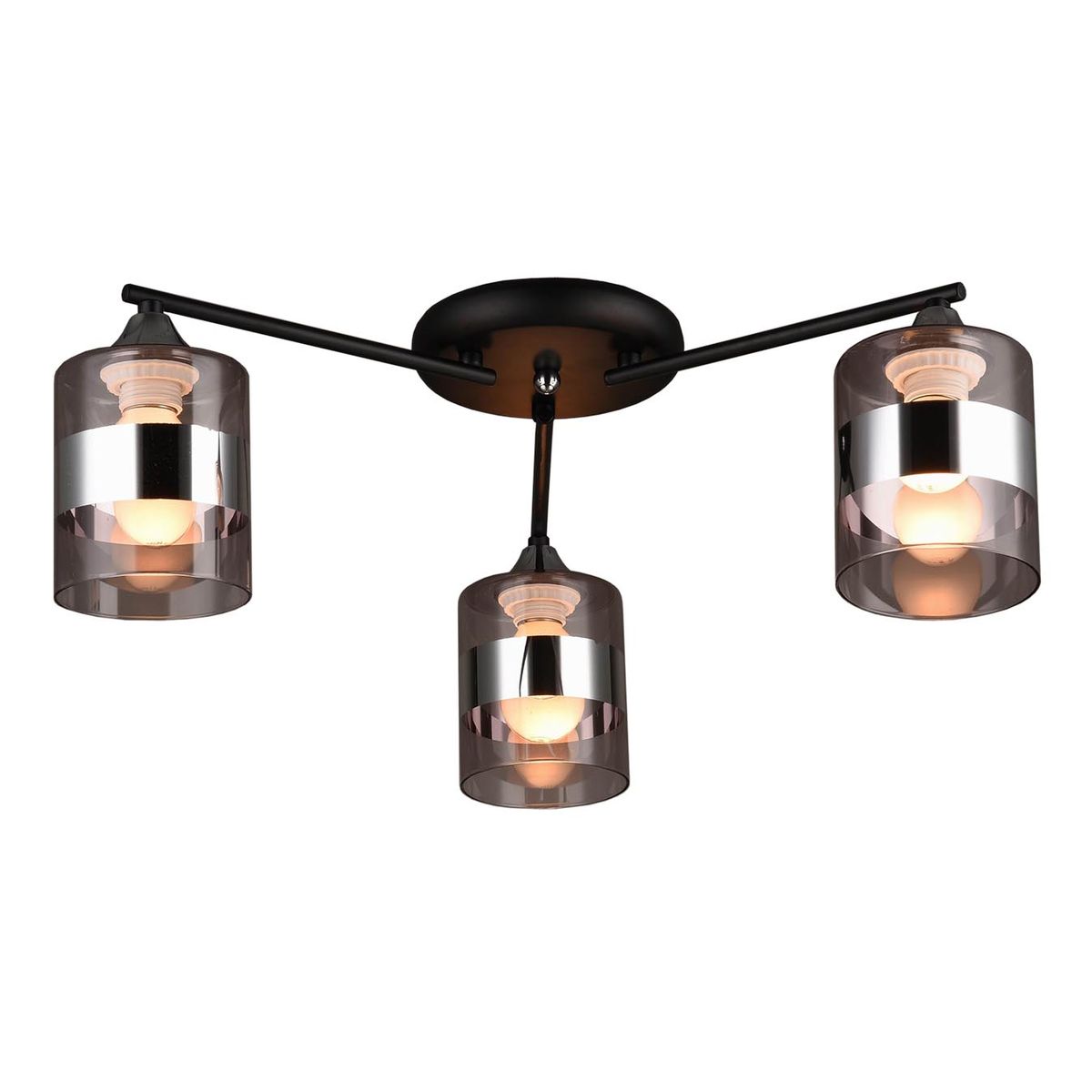 

Потолочная люстра IMEX MD.0877-3-S BK+CH, Хром, MD.0877-3-S BK+CH MD.0877