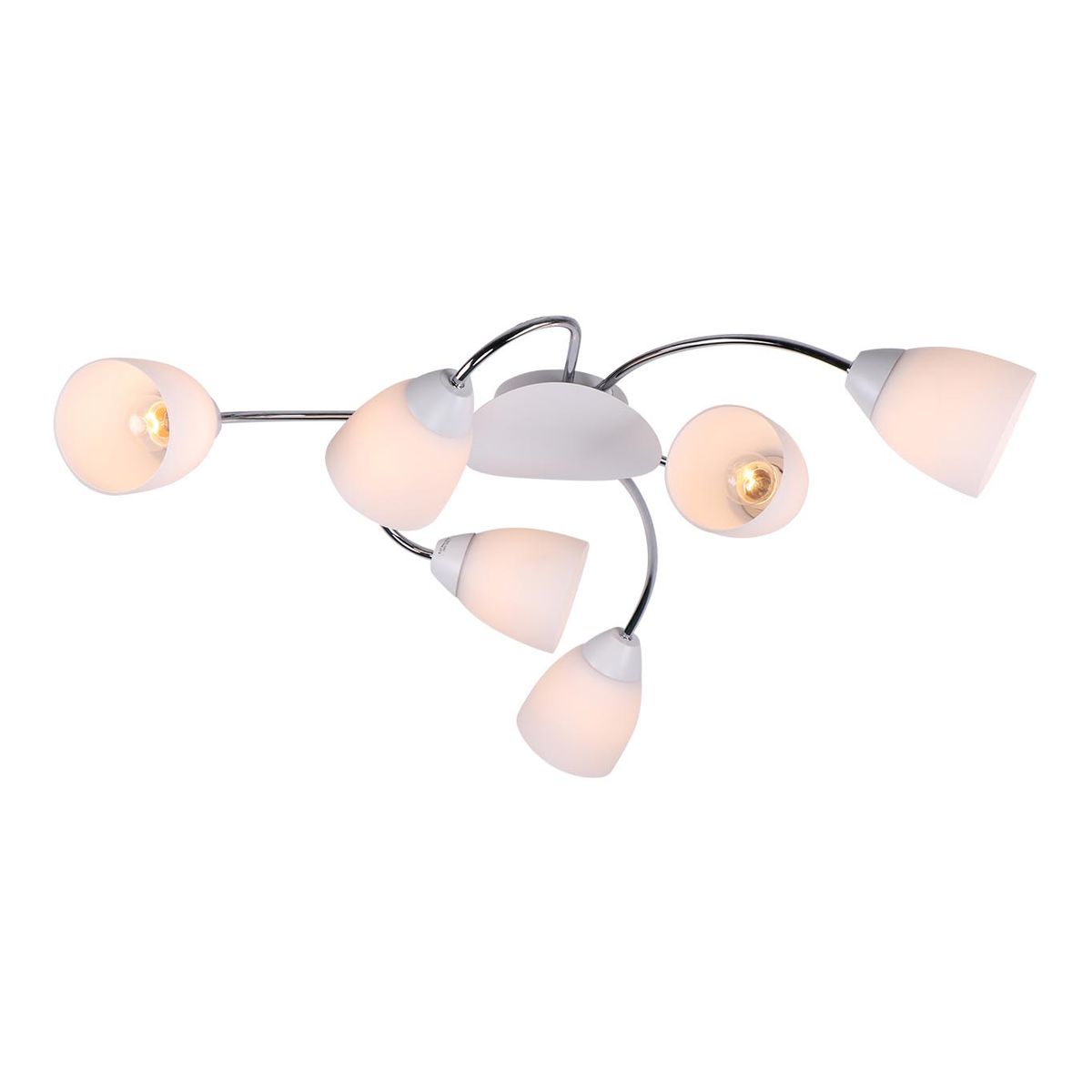 

Потолочная люстра IMEX MD.8410-6-S CH+WH, Белый, MD.8410-6-S CH+WH MD.8410