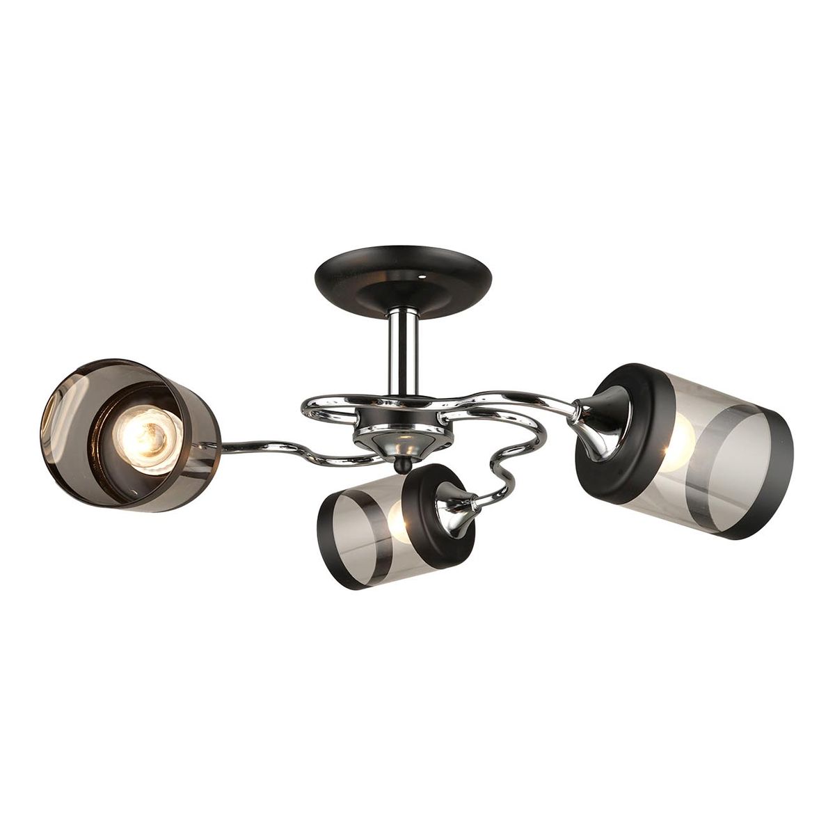

Потолочная люстра IMEX MD.3470-3-S CH+BK, Черный, MD.3470-3-S CH+BK MD.3470