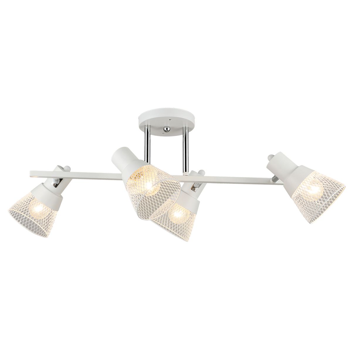 

Потолочная люстра IMEX MD.4775-4-S WH+CH, Белый, MD.4775-4-S WH+CH 4775