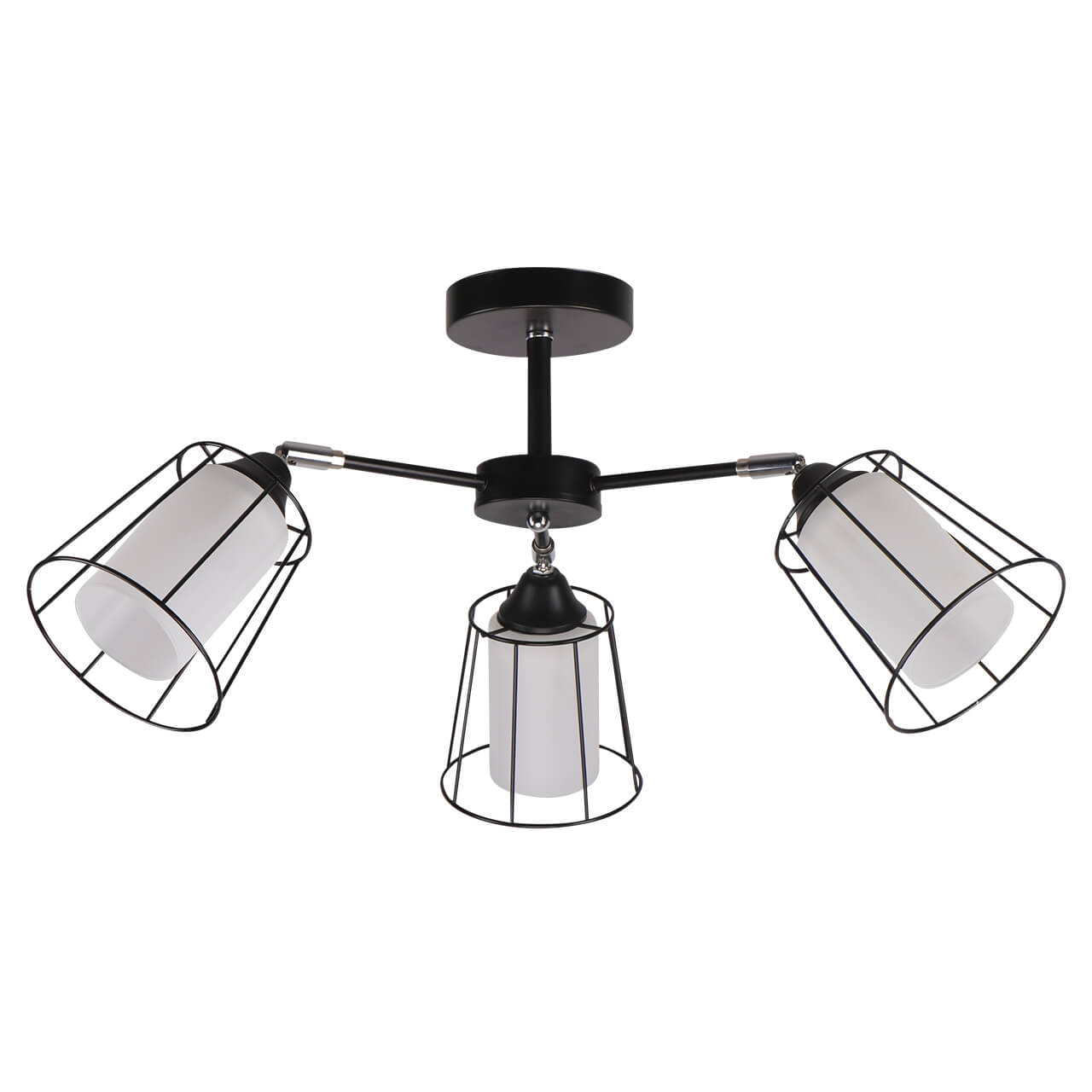 

Потолочная люстра IMEX MD.24380-3-S BK+CH, Черный, MD.24380-3-S BK+CH MD.24380