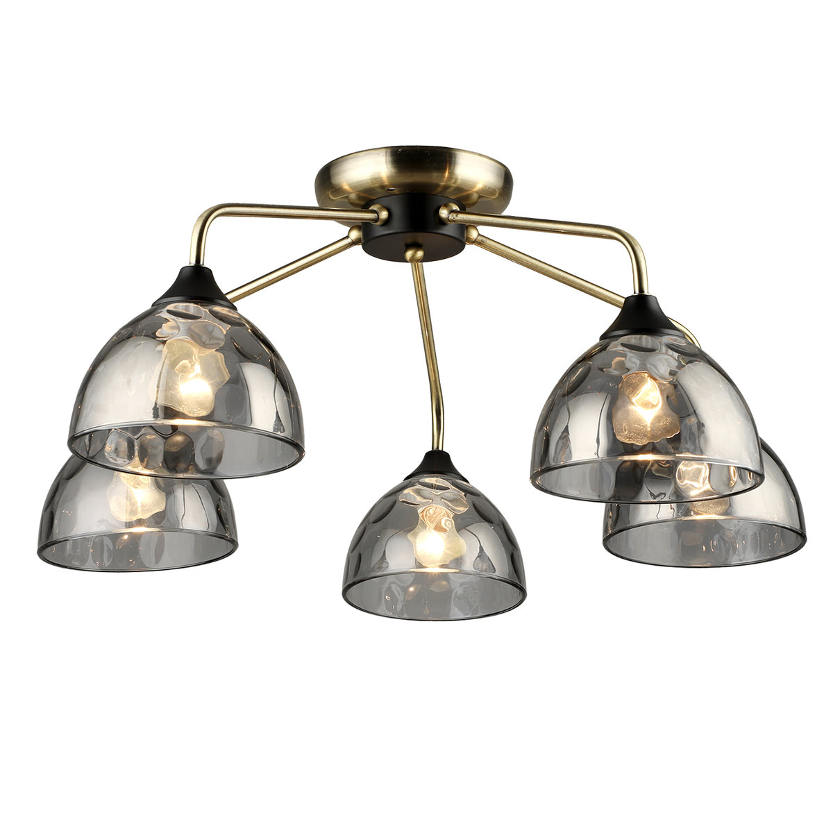

Потолочная люстра IMEX MD.3826-5-S AB+BK, Бронза, MD.3826-5-S AB+BK MD.3826