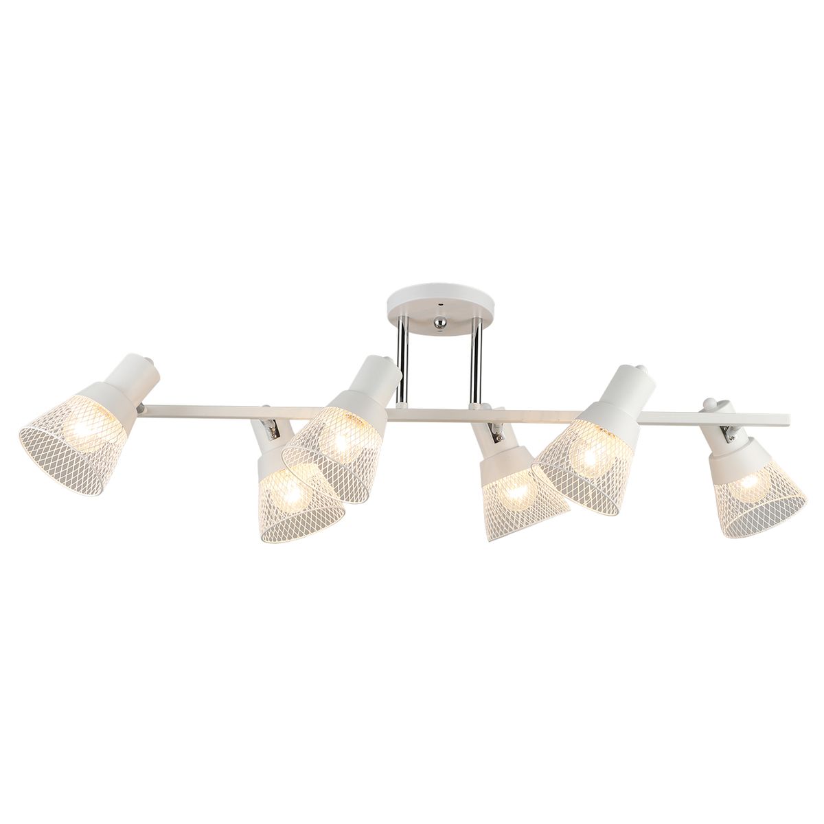 

Потолочная люстра IMEX MD.4775-6-S WH+CH, Белый, MD.4775-6-S WH+CH 4775