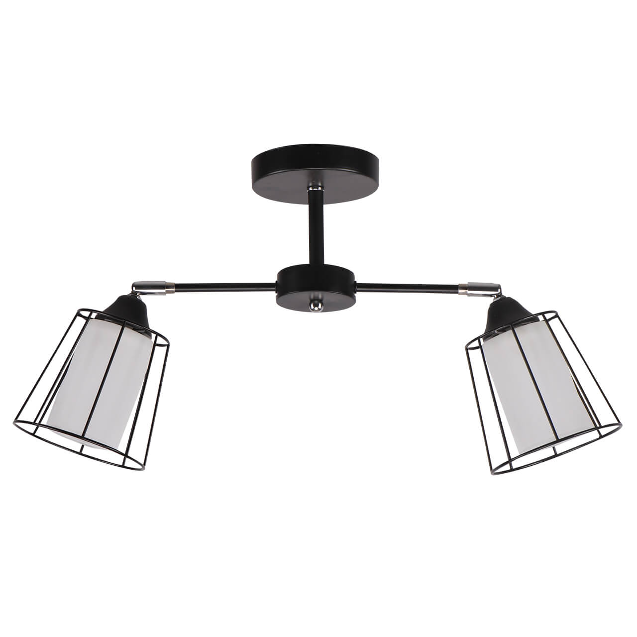 

Потолочный светильник IMEX MD.24380-2-S BK+CH, Черный, MD.24380-2-S BK+CH MD.24380