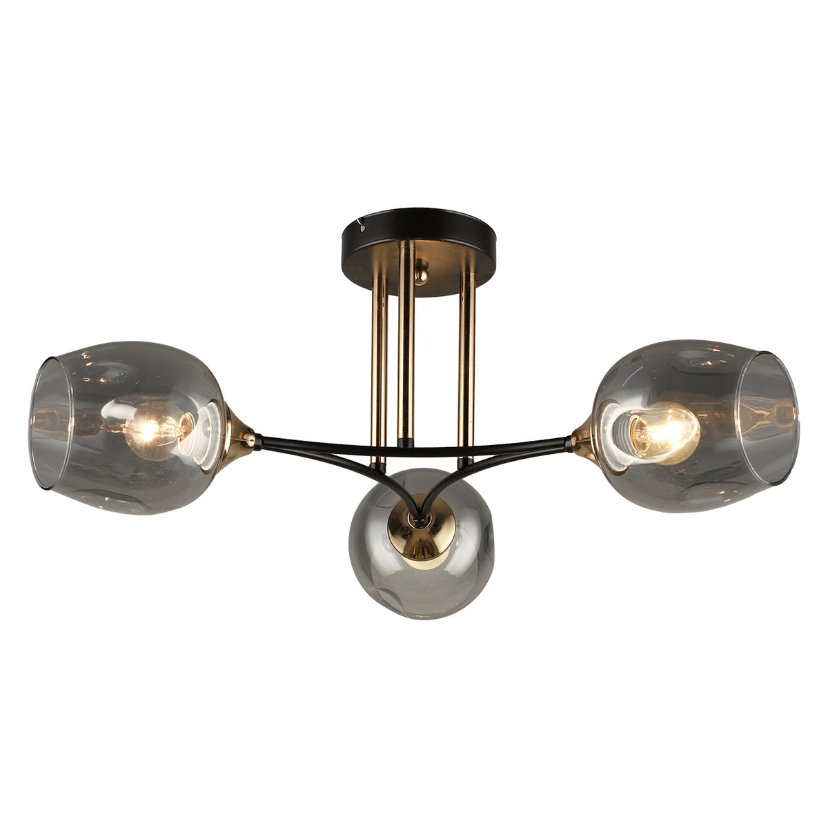 

Потолочная люстра IMEX MD.4882-3-S COFFEE+FGD, Золотой, MD.4882-3-S COFFEE+FGD MD.4882