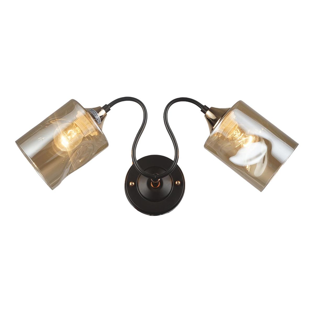

Бра IMEX MD.4052-2-W COFFEE+FGD, Черный, MD.4052-2-W COFFEE+FGD
