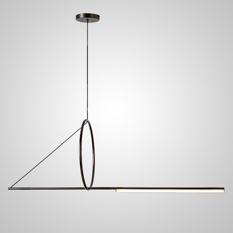 

Подвесной светильник Imperium Loft Suspension Cercle Et Trait 144225-22, Черный, 144225-22 Suspension C.E.T.