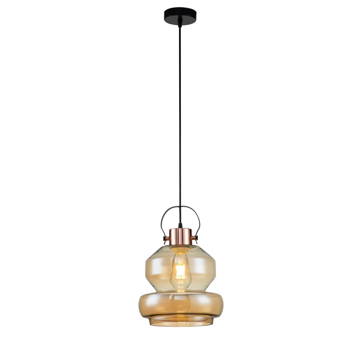 

Подвесной светильник Indigo Sera 11022/C/1P Black V000083, Янтарный, V000083 Sera