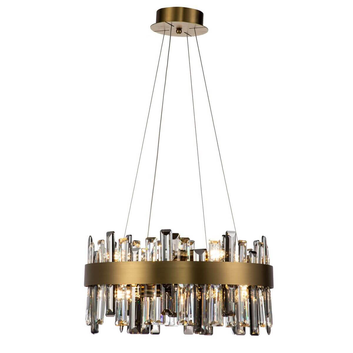 

Подвесная люстра Indigo Ritmo 12006/8P Brass V000037, Дымчатый, V000037 Ritmo
