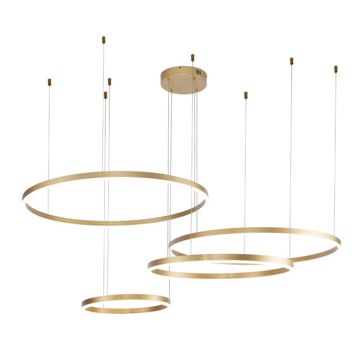 

Подвесной светодиодный светильник Indigo Galass 14001/4P Gold V000015L, Золотой, V000015L Galass