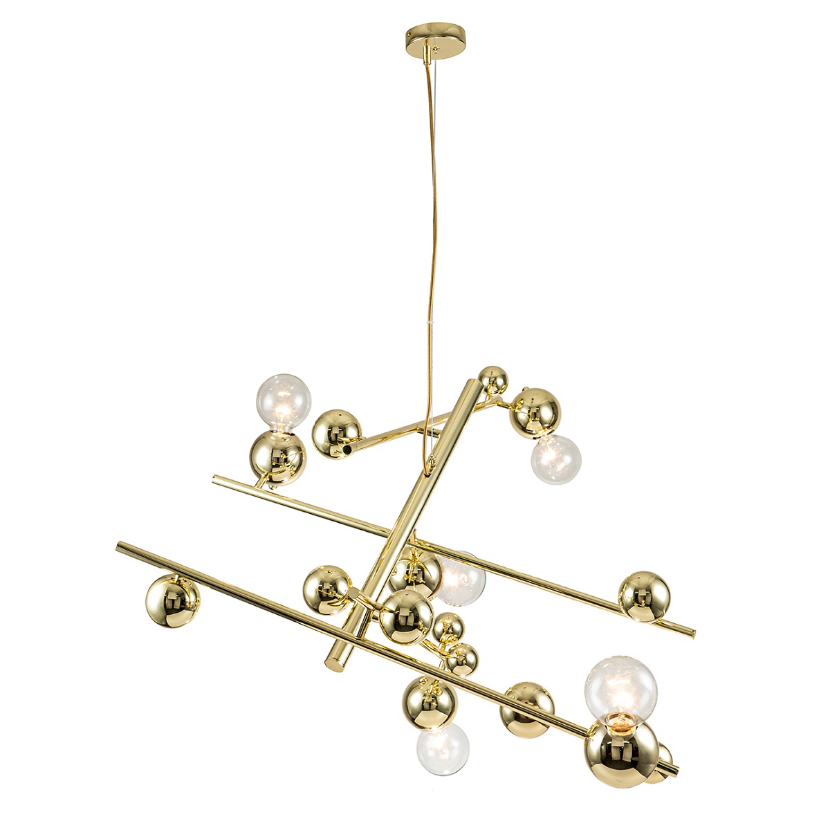 

Подвесная люстра Indigo Saldo 11033/5P Gold V000333, Золотой, V000333 Saldo