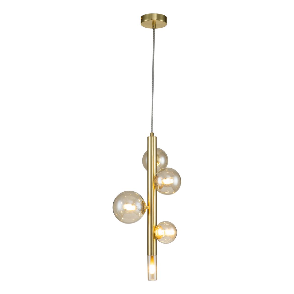 

Подвесная люстра Indigo Canto 11026/5P Gold V000245, Золотой, V000245 Canto