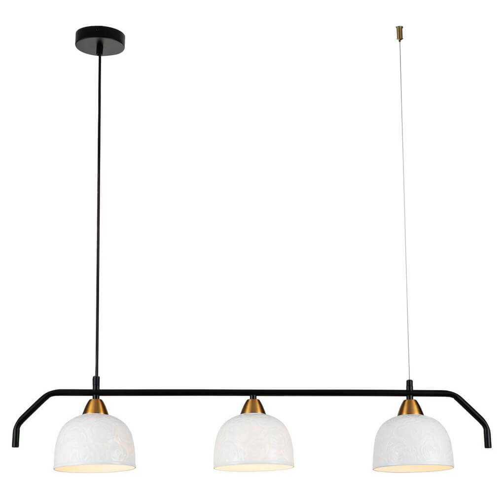 

Подвесная люстра Indigo Attimo 10005/3PL Black V000156, Белый, V000156 Attimo