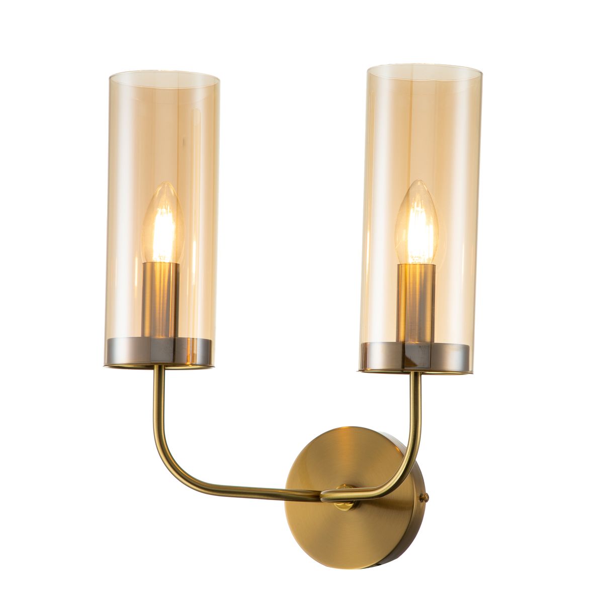 

Бра Indigo Balletto 13014/2W Brass V000256, Янтарный, V000256 Balletto