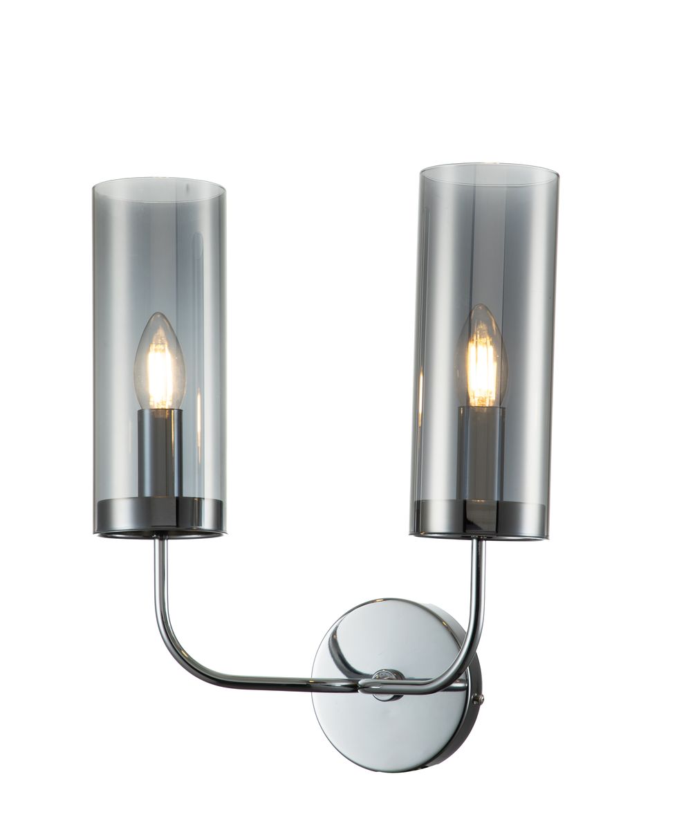 

Бра Indigo Balletto 13014/2W Chrome V000261, Дымчатый, V000261 Balletto