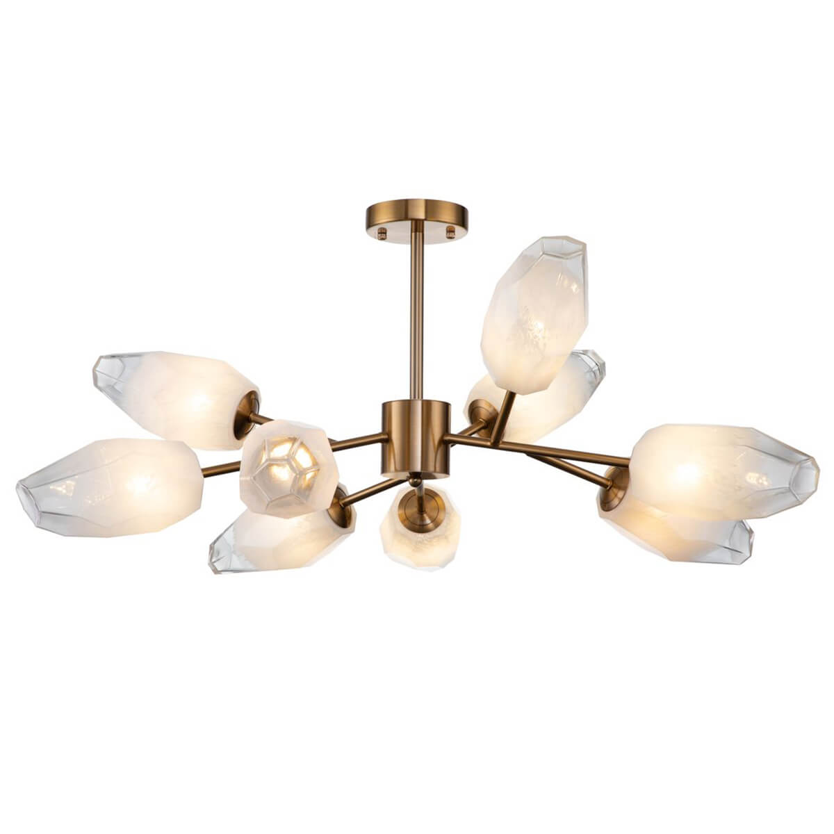 

Потолочная люстра Indigo Boccio 13003/9C Brass V000004, Белый, V000004 Boccio