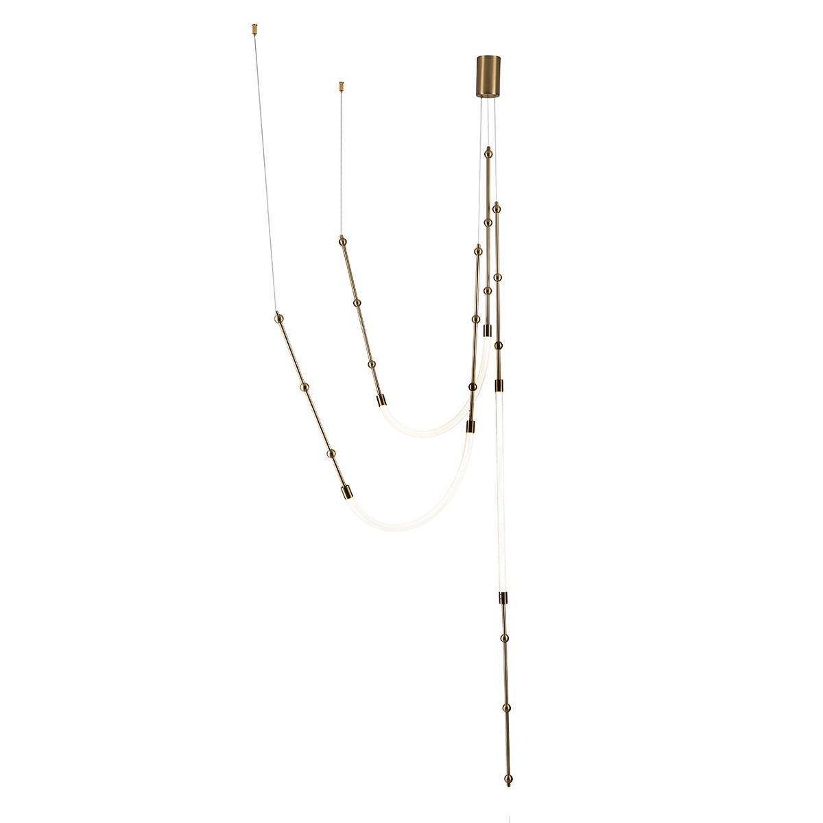 

Подвесной светодиодный светильник Indigo Corda 14010/3P Brass V000064L, Бронза, V000064L Corda