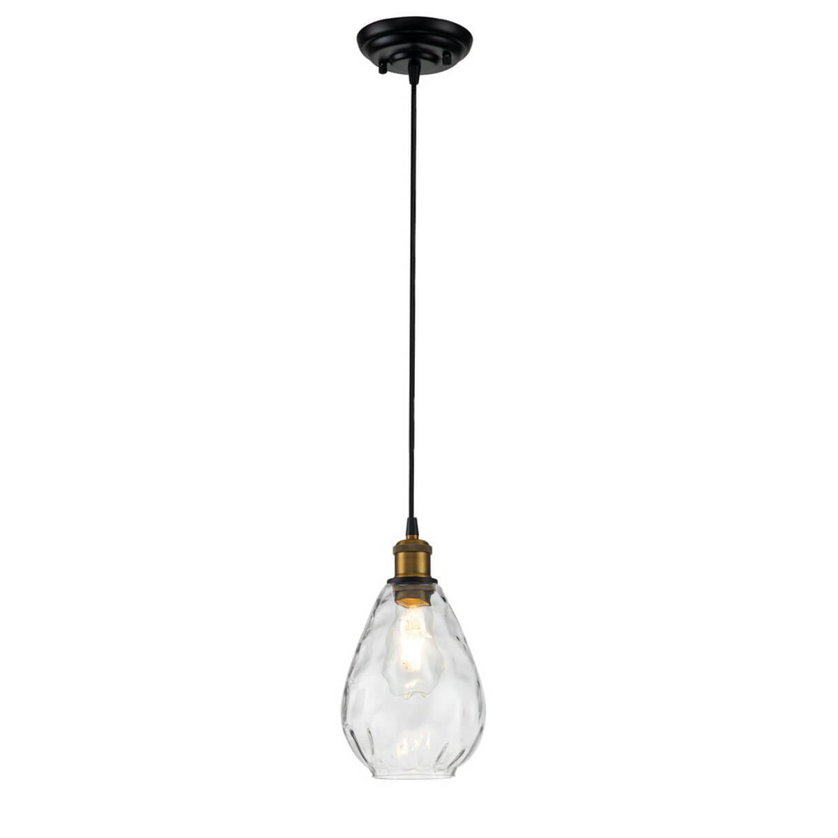 

Подвесной светильник Indigo Piuro 11027/1P Clear V000293, Черный, V000293 Piuro