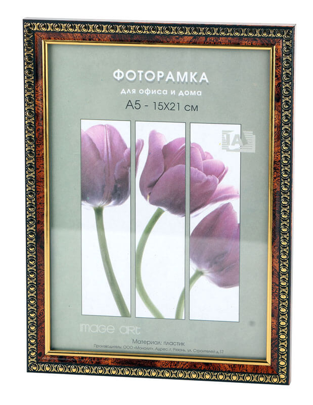 

Фоторамка Interior Office 982 15*21 темный орех (25/1000) Б0030757, Б0030757