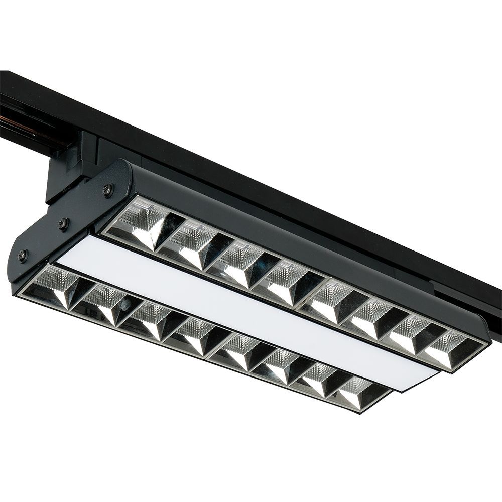 

Трековый светодиодный светильник Jazzway PTR 2260R 1F2S 5039599, Черный, 5039599 PTR 22R 1F2S