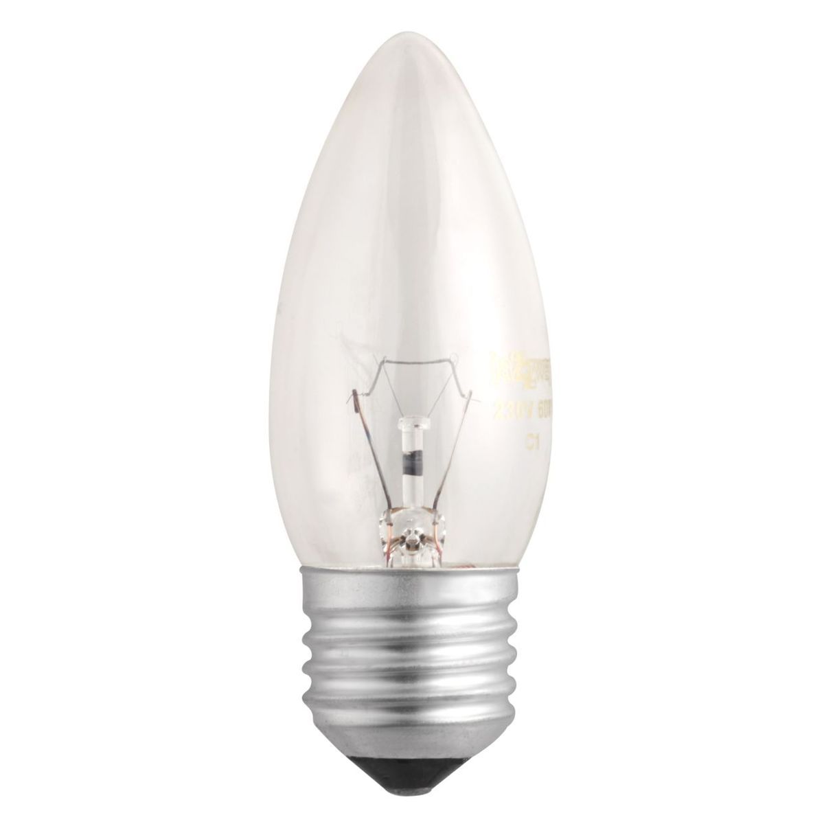 

Лампа накаливания Jazzway E27 60W 2700K прозрачная 3320331, Прозрачный, 3320331 B35