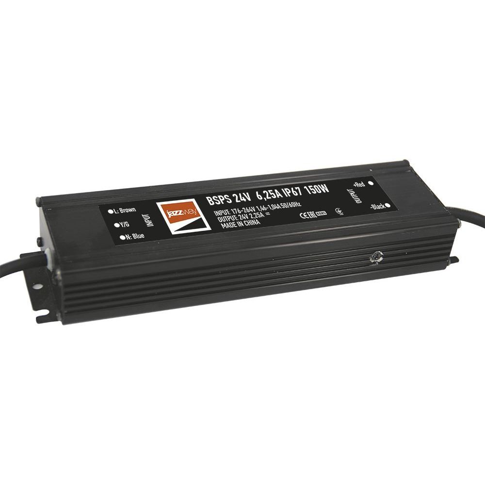 

Блок питания Jazzway BSPS 24V 150W IP67 6,25A 5024212, Черный, 5024212 BSPS