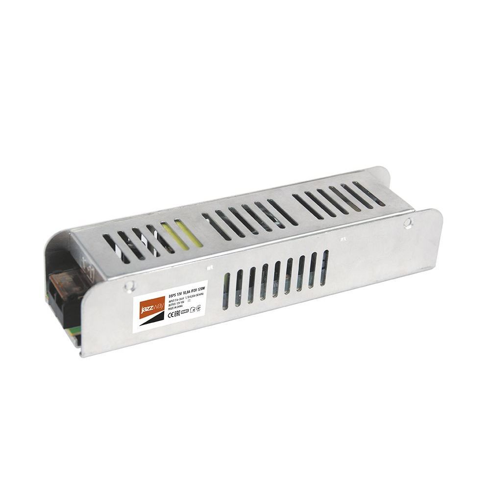 

Блок питания Jazzway BSPS 12V 120W IP20 10A 5024366, Серый, 5024366 BSPS