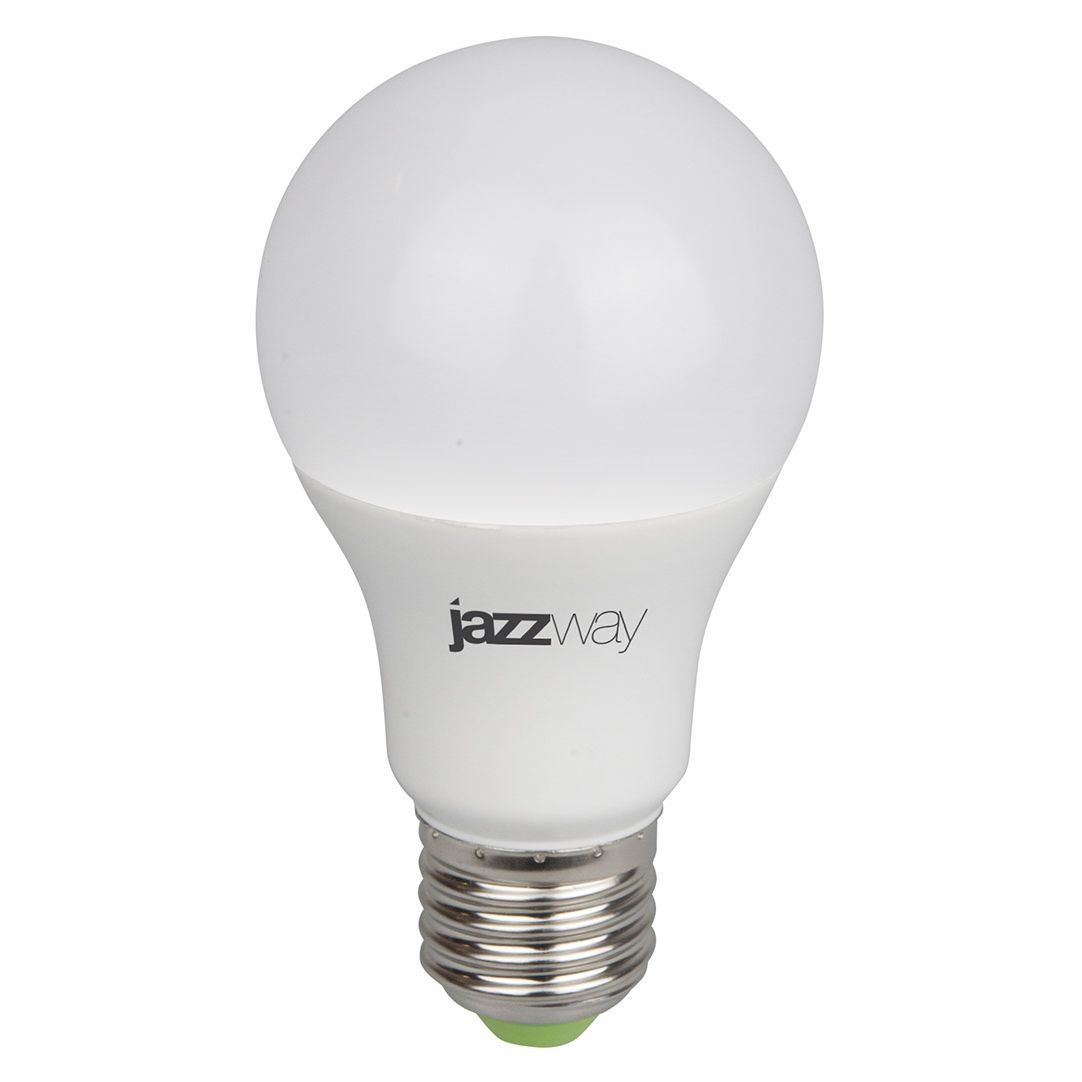 

Лампа светодиодная для растений Jazzway Agro E27 9W прозрачная 5002395, Прозрачный, 5002395 PPG A60 Agro