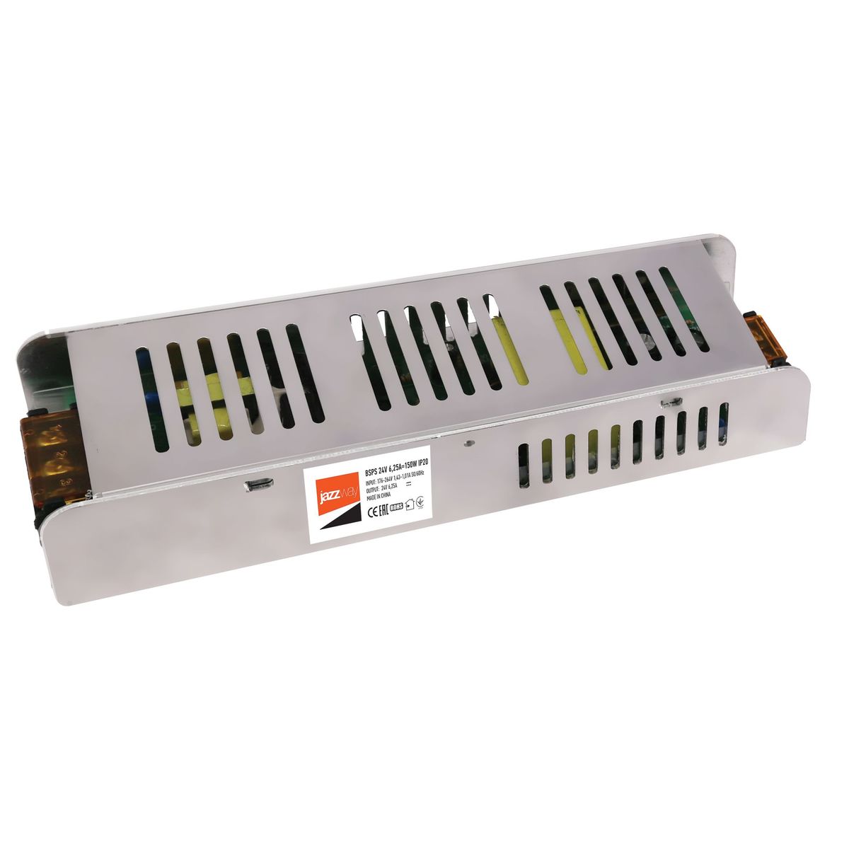 

Блок питания Jazzway BSPS 24V 150W IP20 6,25A 5015593, Серебро, 5015593 BSPS