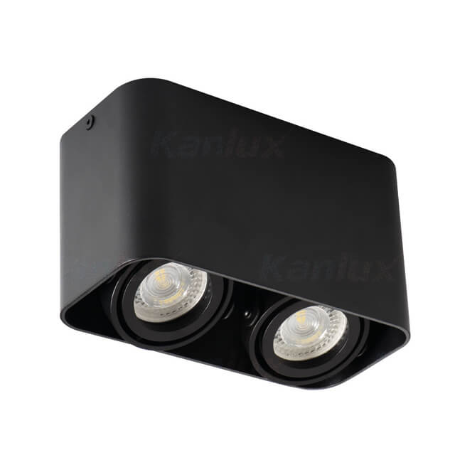 

Накладной точечный светильник Kanlux TOLEO DTL250-B 26119, Черный, 26119 Toleo