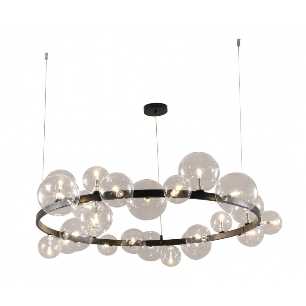 

Подвесная люстра Kink Light Иона 07608-24A,19, Черный, 07608-24A,19