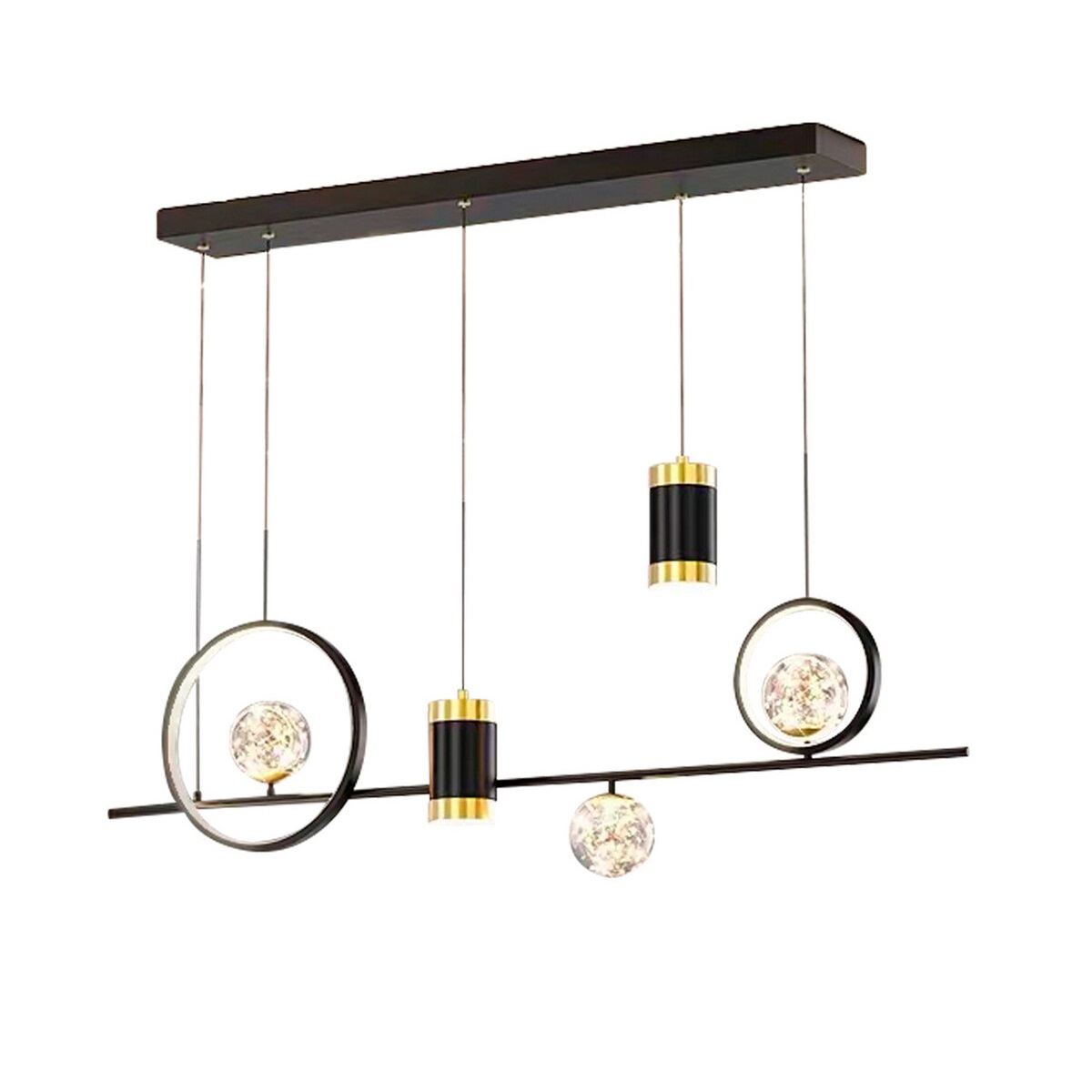 

Подвесная светодиодная люстра Kink Light Аксель 07640-100,19, Черный, 07640-100,19 Аксель