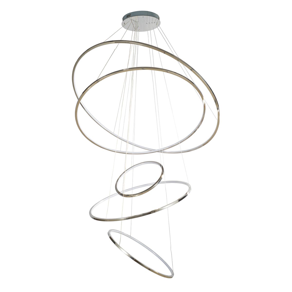 

Подвесная светодиодная люстра Kink Light Амия 07675A,02, Хром, 07675A,02 Амия