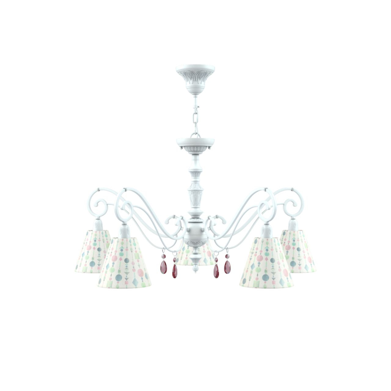 

Люстра Lamp4you, Белый, E3-05-WM-LMP-O-17-CRL-E3-05-PK-DN Classic
