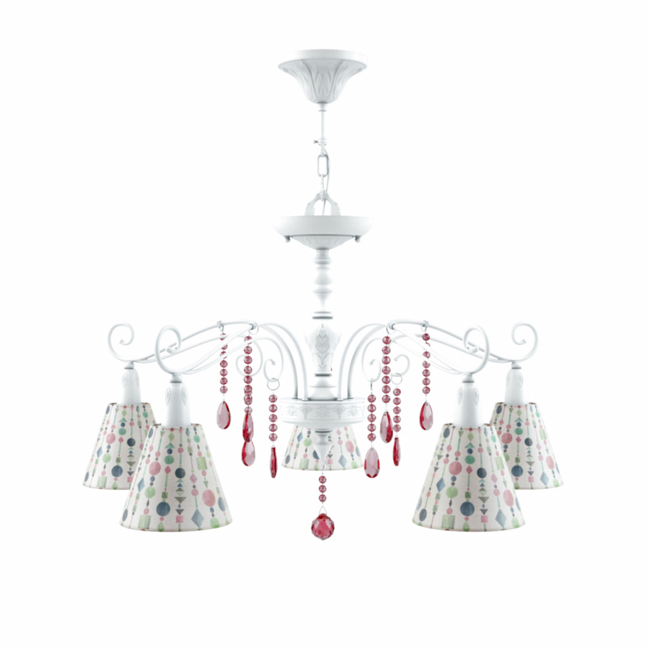 

Подвесная люстра Lamp4you Provence E4-05-WM-LMP-O-17-CRL-E4-05-PK-DN