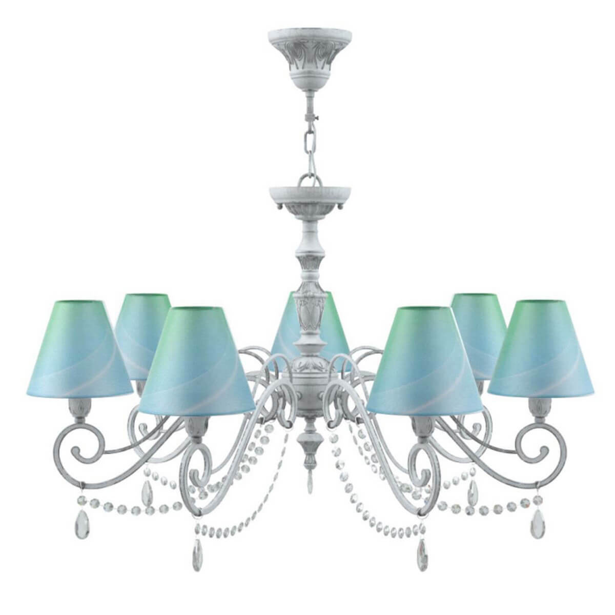 

Люстра Lamp4you, Голубой, E3-07-G-LMP-O-18-CRL-E3-07-TR-UP Classic