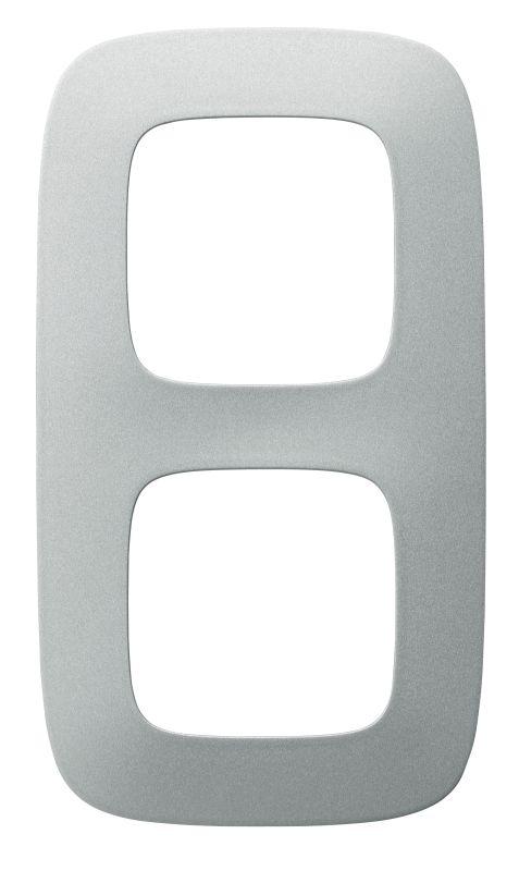 

Рамка 2-постовая Legrand Valena Allure Алюминий 754392, Серый, 754392 Valena Allure
