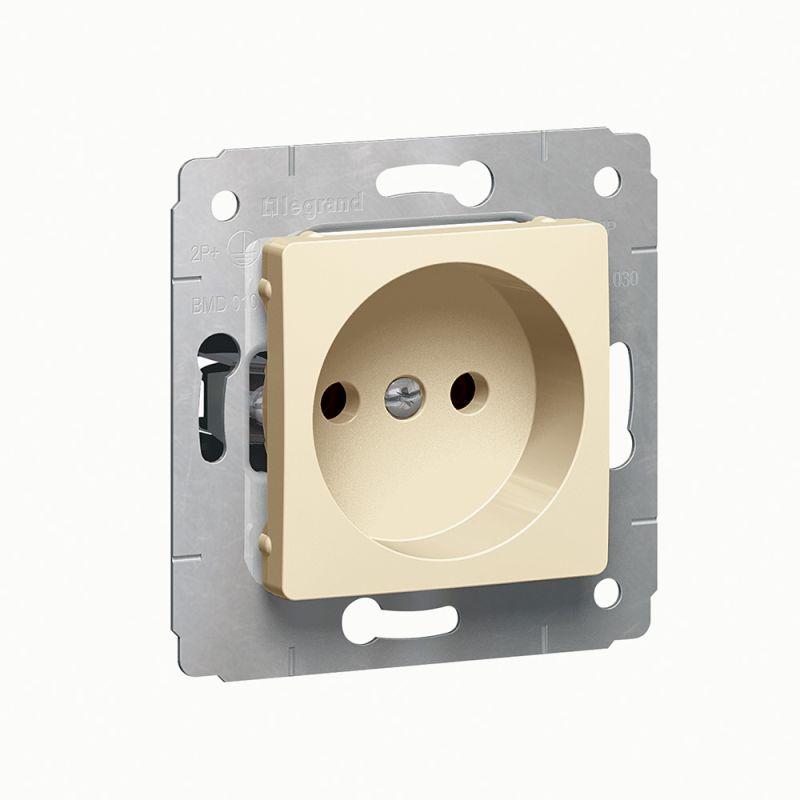 

Розетка 2К Legrand Cariva 16A 250V слоновая кость 773716, 773716 Cariva