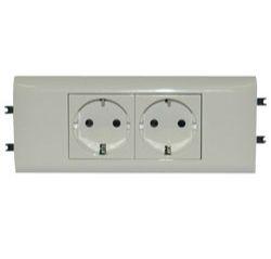 

Розетка 2х2К+3 Legrand Mosaic 16А 250V немецкий стандарт белая 077432, Белый, 077432 Mosaic
