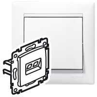 

Розетка компьютерная RJ45 Legrand Valena 5e кат UTP белая 694286, Белый, 694286 Valena