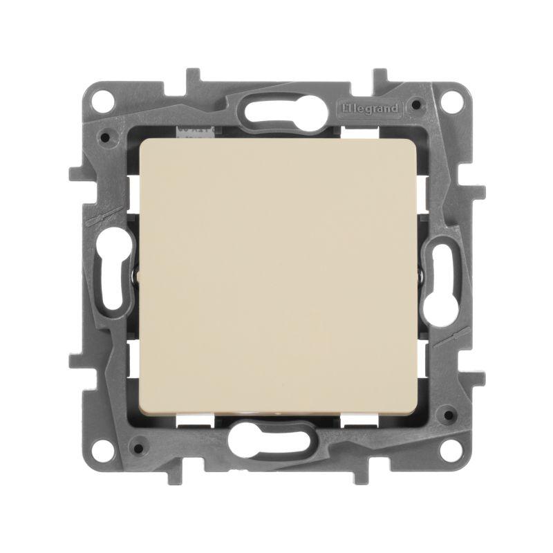 

Переключатель одноклавишный промежуточный Legrand Etika 10A 250V слоновая кость 672309, 672309 Etika