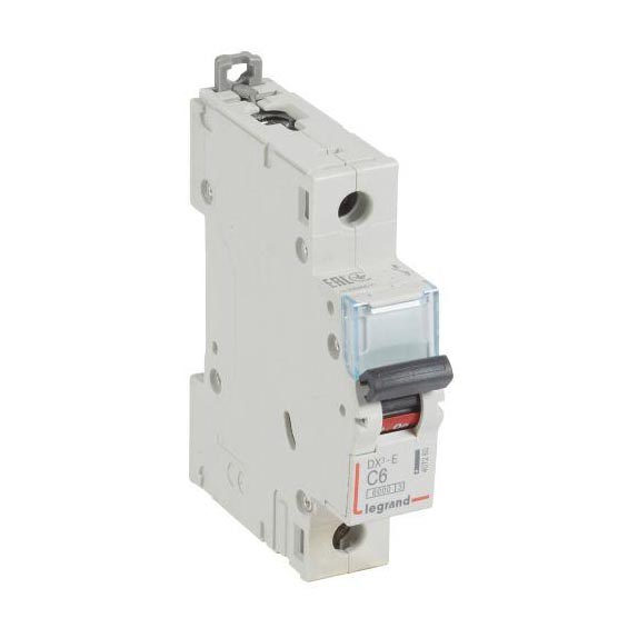 

Выключатель автоматический модульный Legrand DX3-E 6000 1П 6А 6кА AC 407260, Белый, 407260 DX3-E