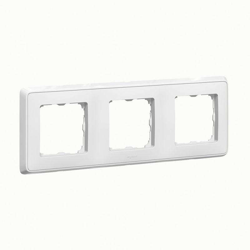 

Рамка 3-постовая Legrand Cariva белая 773653, Белый, 773653 Cariva
