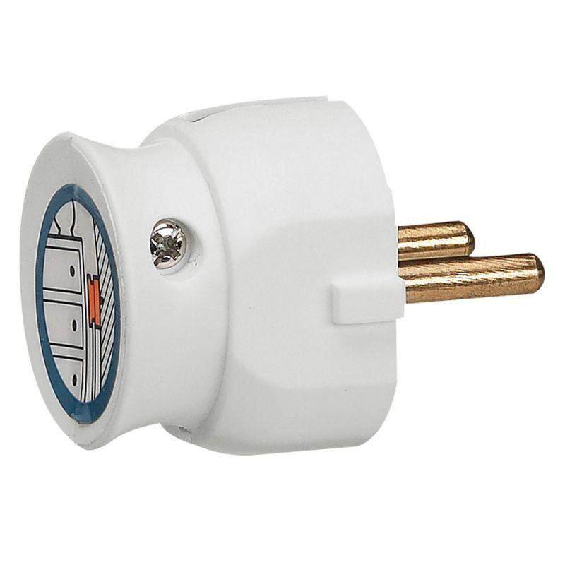 

Вилка 2К Legrand Helium 050183, Белый, 050183 Helium
