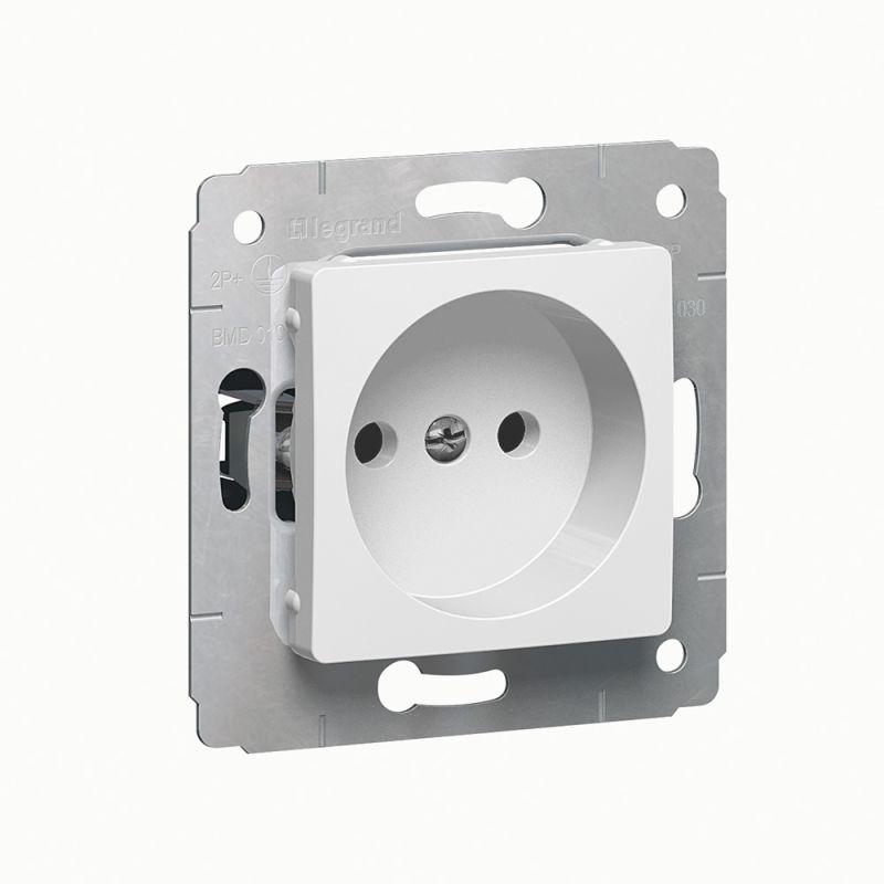 

Розетка 2К Legrand Cariva 16A 250V белая 773616, Белый, 773616 Cariva